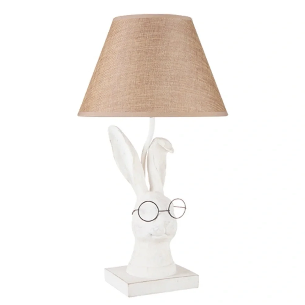 Creating Country Decor Rabbit Table Lamp